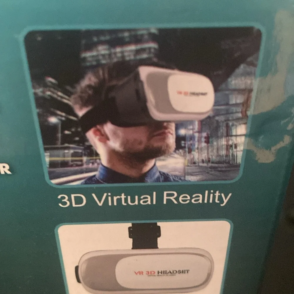 Virtual Reality 3D VR Headset - Black